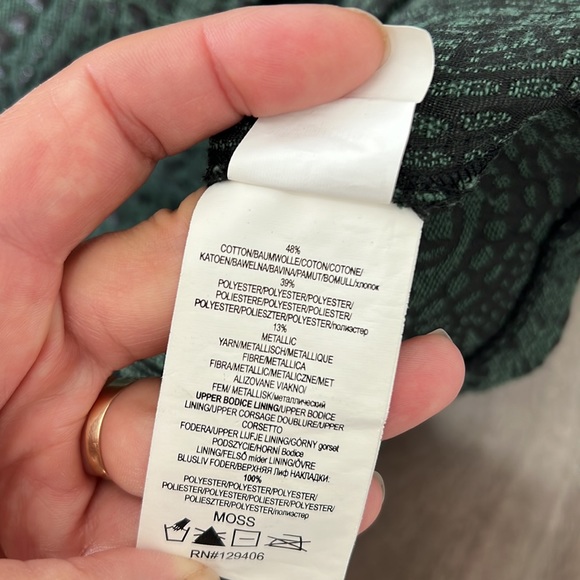 VENUS green patterned dress - like NEW - size 12 - ๐ - Picture 9 of 15